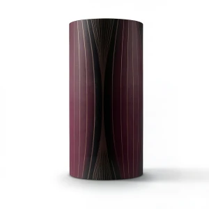 Wallpaper Classic Design 10m×53cm Black with Dark Red
