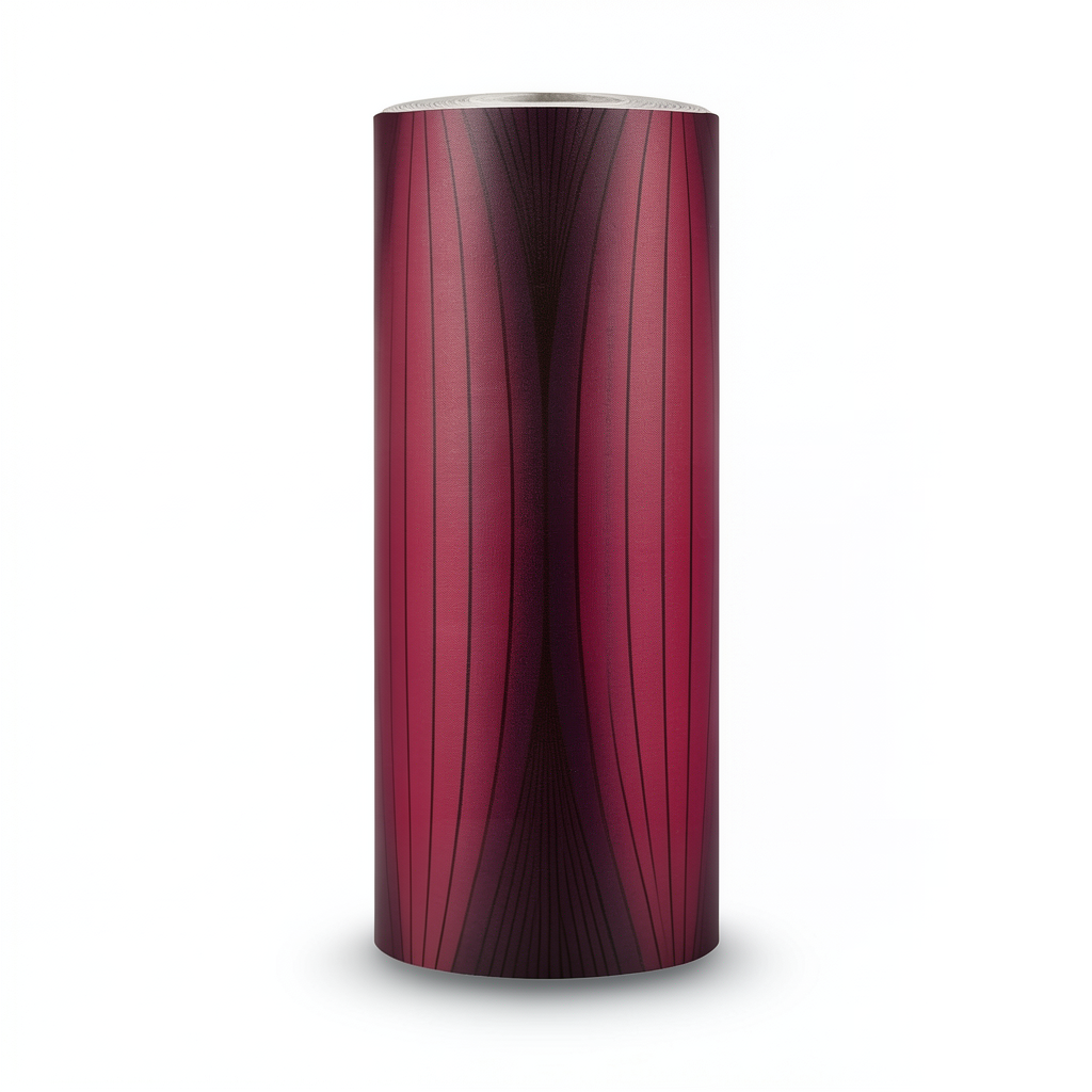 Classic Wallpaper Vinyl Sheath 10m x 53cm Red and Black