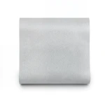 Plain Vinyl Wallpaper 15.6m x 100cm Gray White
