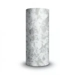 Classic Wall Covering Vinyl Sheath 15.6m x 106cm Soft Gray & White