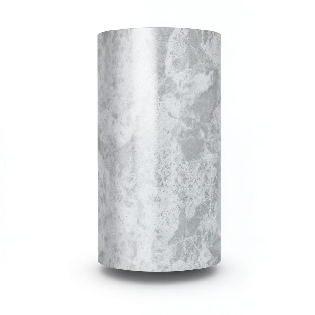 Classic Wall Covering Vinyl Sheath 15.6m x 106cm Soft Gray & White