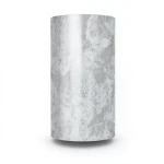 Classic Wall Covering Vinyl Sheath 15.6m x 106cm Soft Gray & White