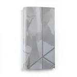 Classic Wall Decoration Vinyl Sheath 15.6m x 106cm Light Gray on Dark Gray