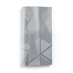 Classic Wall Decoration Vinyl Sheath 15.6m x 106cm Light Gray on Dark Gray