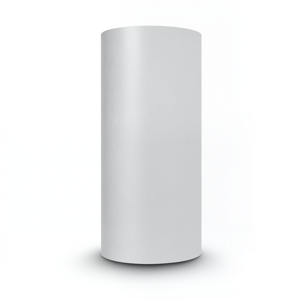 Plain Vinyl Wallpaper 15.6m×100cm Light Gray
