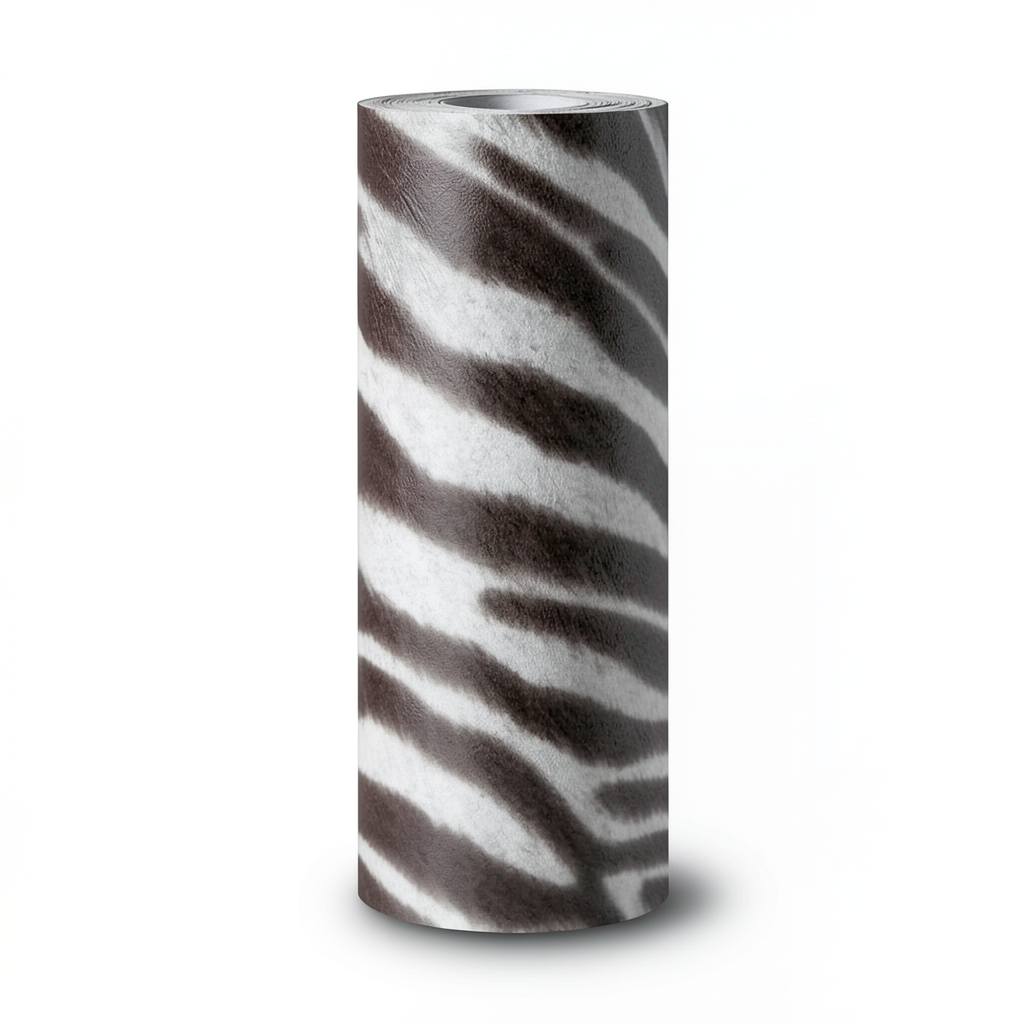Classic Wallpaper Vinyl Sheath 15.6m x 106cm Dark Brown & White