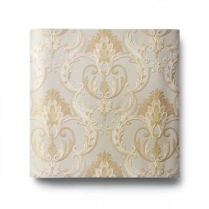 Italian Wallpaper 10m×1.06m Beige Color, Model 82001