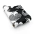 Wallpaper Classic Design 10m×53cm Snowy White on Black - Image 1