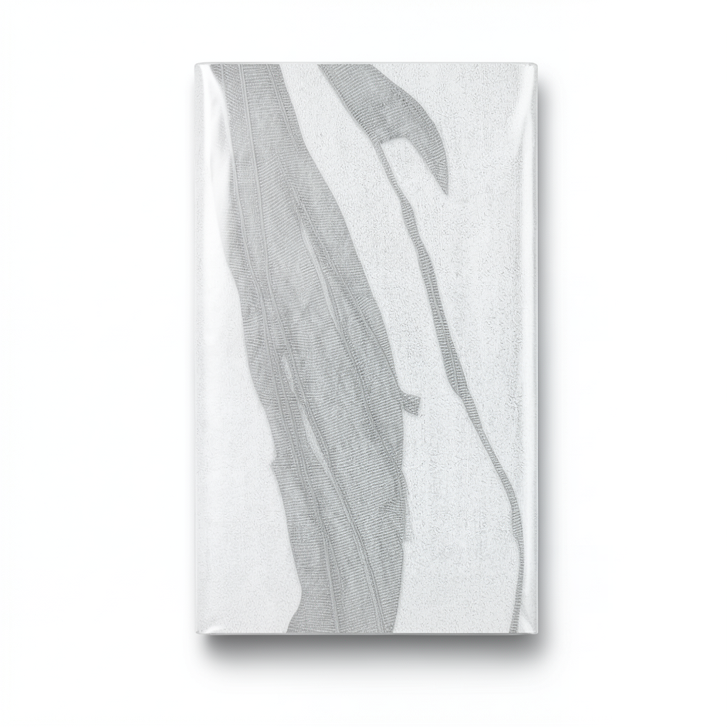 Classic Wallpaper Vinyl Sheath 15.6m x 106cm Faint Gray & White