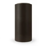 Plain Wallpaper Dark Brown 15.6 m x 100 cm Roll