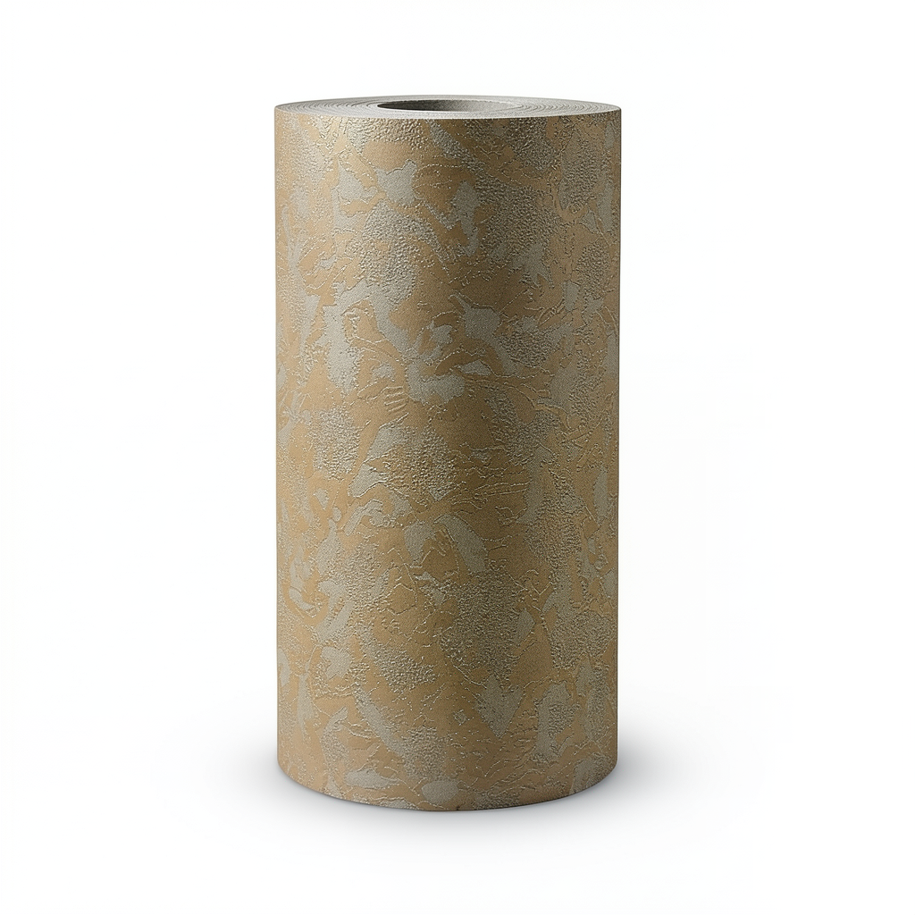Classic Wallpaper Vinyl Sheath 10m x 53cm Brown with Gold