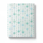 American wallpaper for youth and children, size 10 m x 0.53 m, off white with blue and green color, model GK8903  