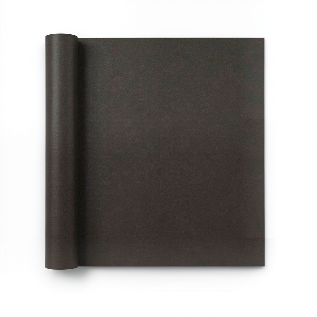 Plain Wallpaper 15.6m×100cm, Dark Brown Color