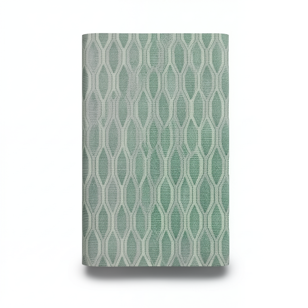 Classic Wallpaper Vinyl Sheath 15.6m x 106cm Light with Dark Green
