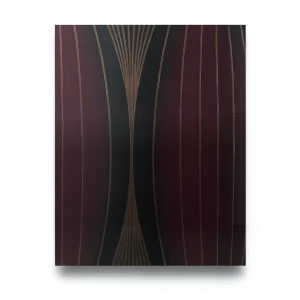 Wallpaper Classic Design 10m×53cm Black with Dark Red