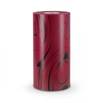 Wall Covering Classic Design 10m×53cm Ruby Red and Black