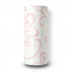 Youth and children wallpaper, off white with pink color, length 10 m, width 0.53 m, model GK8919 