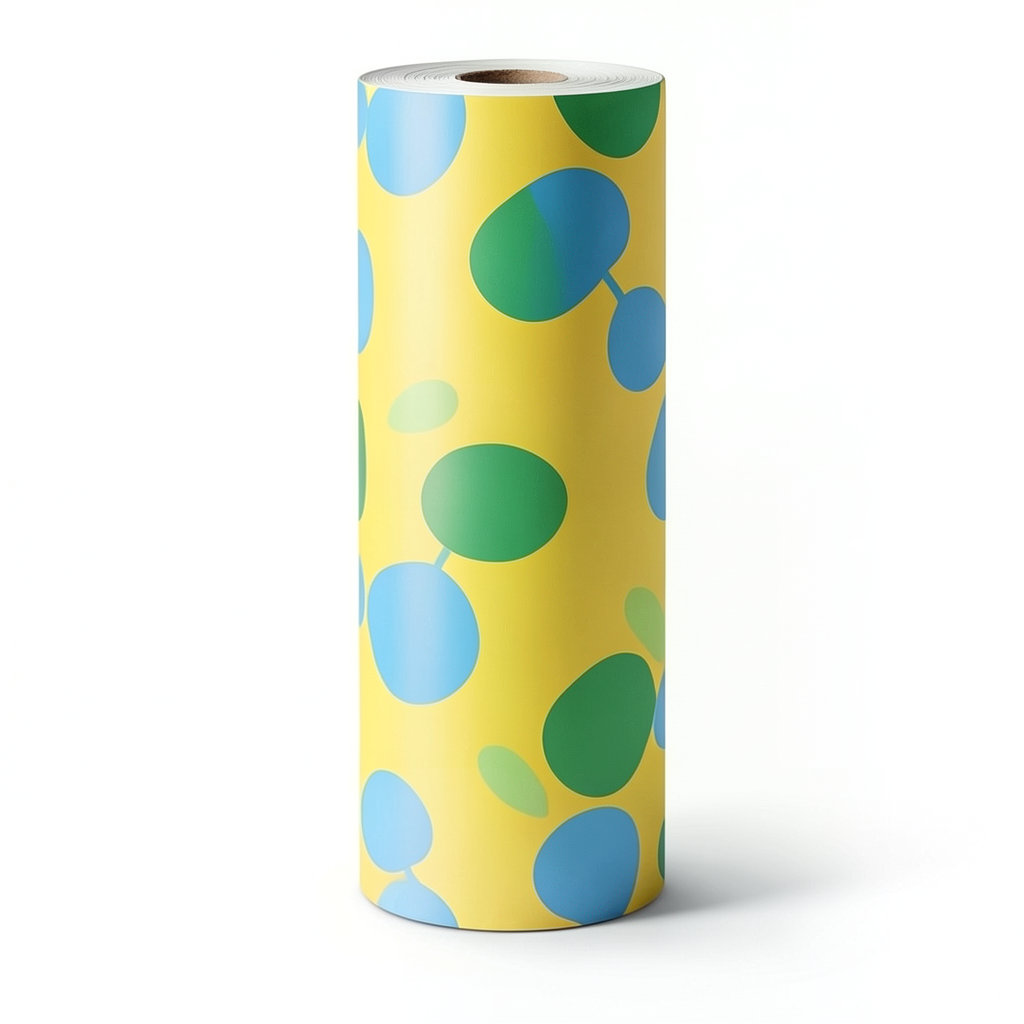 Youthful Wallpaper 15.6m x 106cm Yellow with Blue and Green
