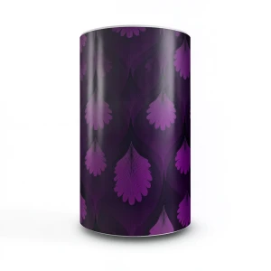 Classic Wallpaper Vinyl Sheath 10m x 53cm Purple with Black