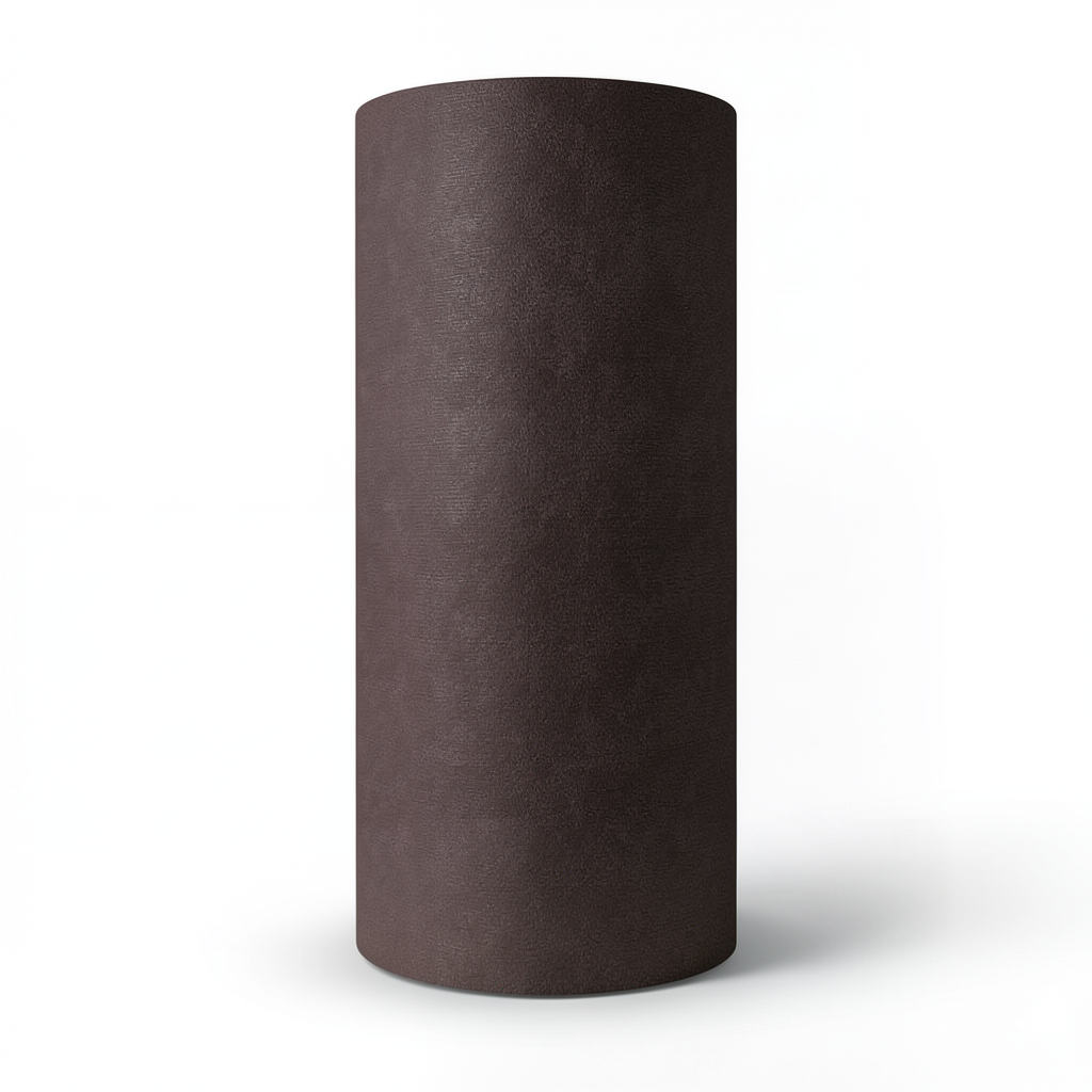 Plain Wallpaper Dark Hazelnut 15.6m×100cm Roll