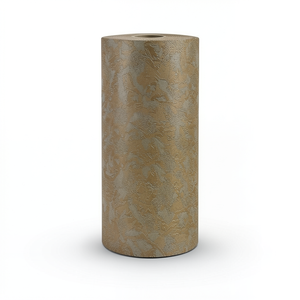 Classic Wallpaper Vinyl Sheath 10m x 53cm Brown with Gold