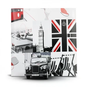 Vinyl Wallpaper Youthful Design 15.6m×106cm White Black Red