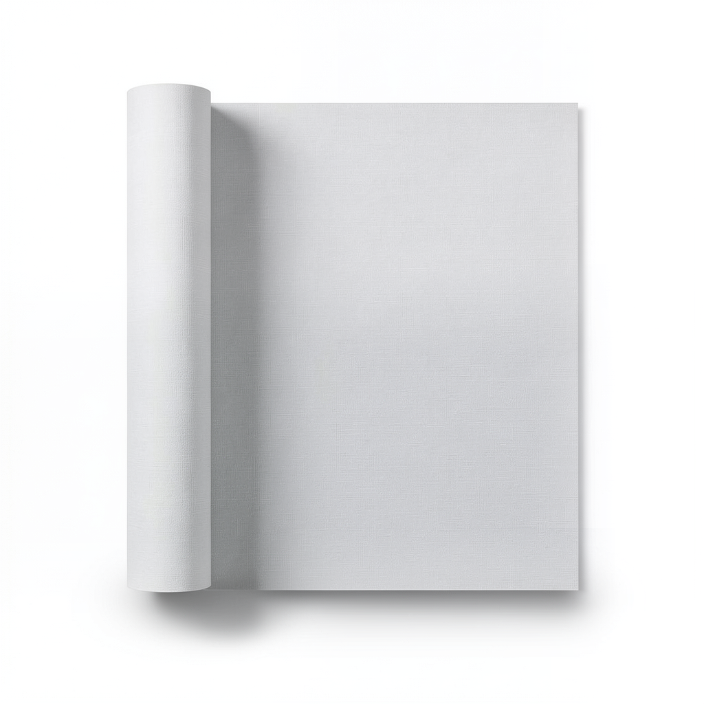 Wallpaper Plain Design 15.6m x 106cm Pale Gray