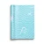 Vinyl Wallpaper Youthful Design 10m×53cm Cyan - Image 1