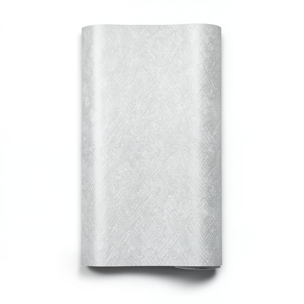 Patterned Wallpaper 15.6m x 106cm Light Gray