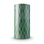 Classic Wallpaper Vinyl Sheath 15.6m x 106cm Light with Dark Green