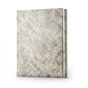Patterned Wallpaper 15.6m×106cm Beige with Brown Color