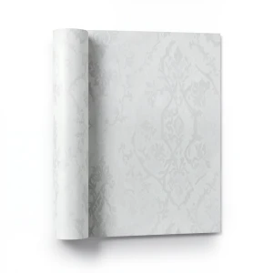 Patterned Wallpaper 15.6m×106cm Light Gray Color