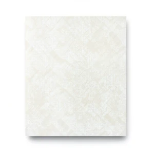 Patterned Wallpaper 15.6m×106cm Light Beige with White