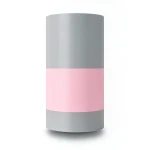 Vinyl Wall Decoration Youthful Design 10m×53cm Gray and Pink