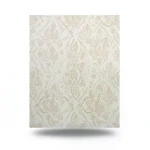 Patterned Wallpaper 15.6m Length, 106cm Width, Beige Color