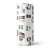 Youthful Wallpaper 10m x 53cm White and Brown - Image 1