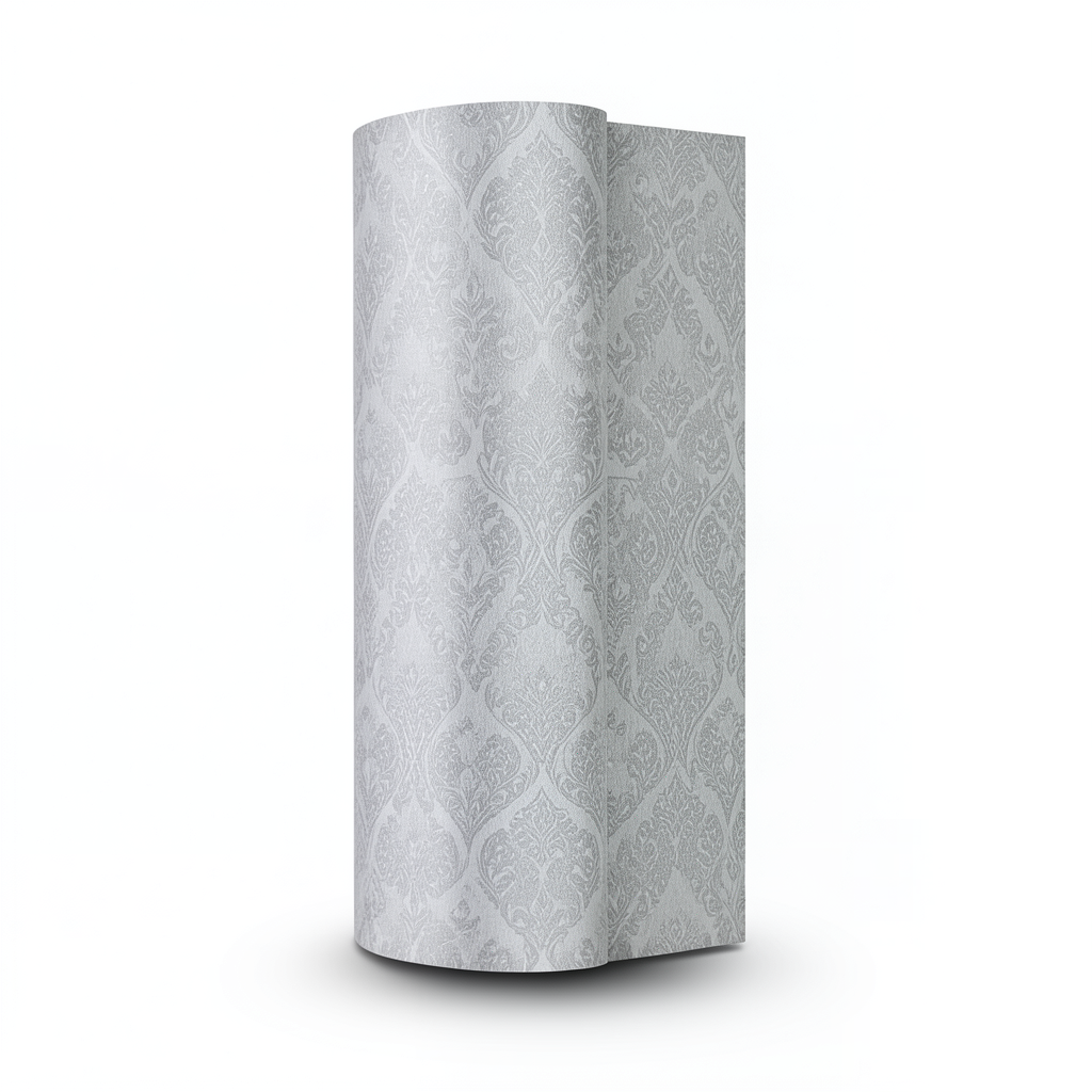 ورق جدران نقشات 15.6 م×100 سم لون رمادي، موديل Ndesign (N) 2-63018