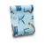 Vinyl Wallpaper Youthful Design 10m×53cm Blue and Brown - Image 1