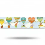 American wallpaper for youth and children, size 10 m x 0.53 m, multicolor, model GK8955BD 