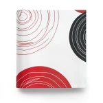 Youthful Wallpaper 10m x 53cm Red with White and Black
