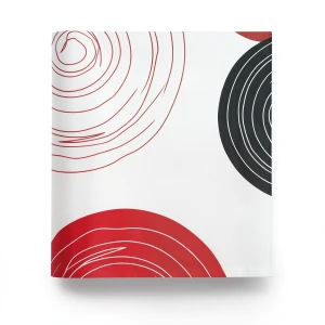Youthful Wallpaper 10m x 53cm Red with White and Black