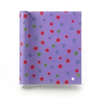 Youthful Wall Covering 10m x 53cm Purple with Red, Green and White