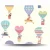 Youth and children wall decoration, multicolor, length 10 m, width 0.53 m, model GK8964 