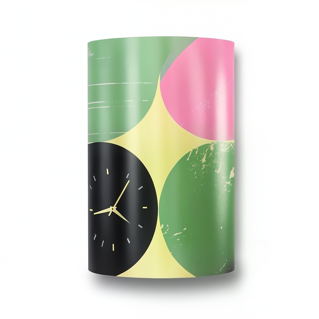 Vinyl Wall Decoration Youthful Design 10m×53cm Black Yellow Green Pink