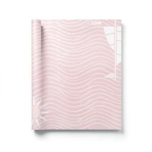 Youthful Wallpaper 10m x 53cm Pink and White Roll