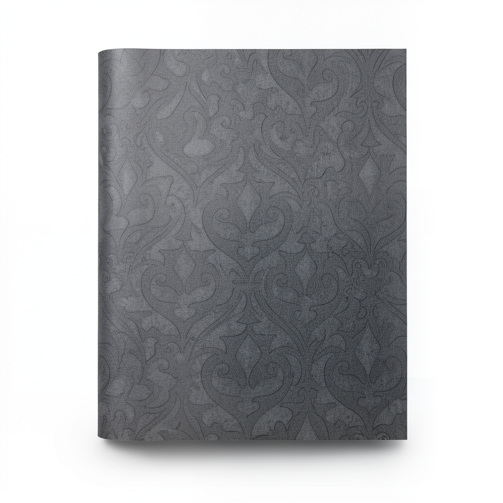 Patterned Wallpaper 15.6m x 100cm Dark Gray Ndesign (N) 63018-3