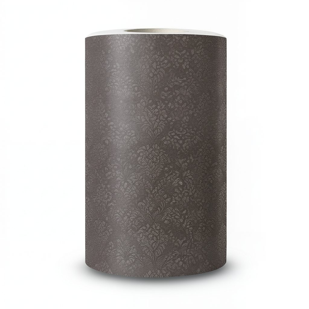 Patterned Wallpaper 15.6m x 100cm Dark Beige