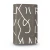 Vinyl Wallpaper Youthful Design 10m×53cm Brown with White - Image 1