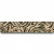 Youth and children wall decoration, light brown with black color, length 10 m, width 0.53 m, model GK8970BD  