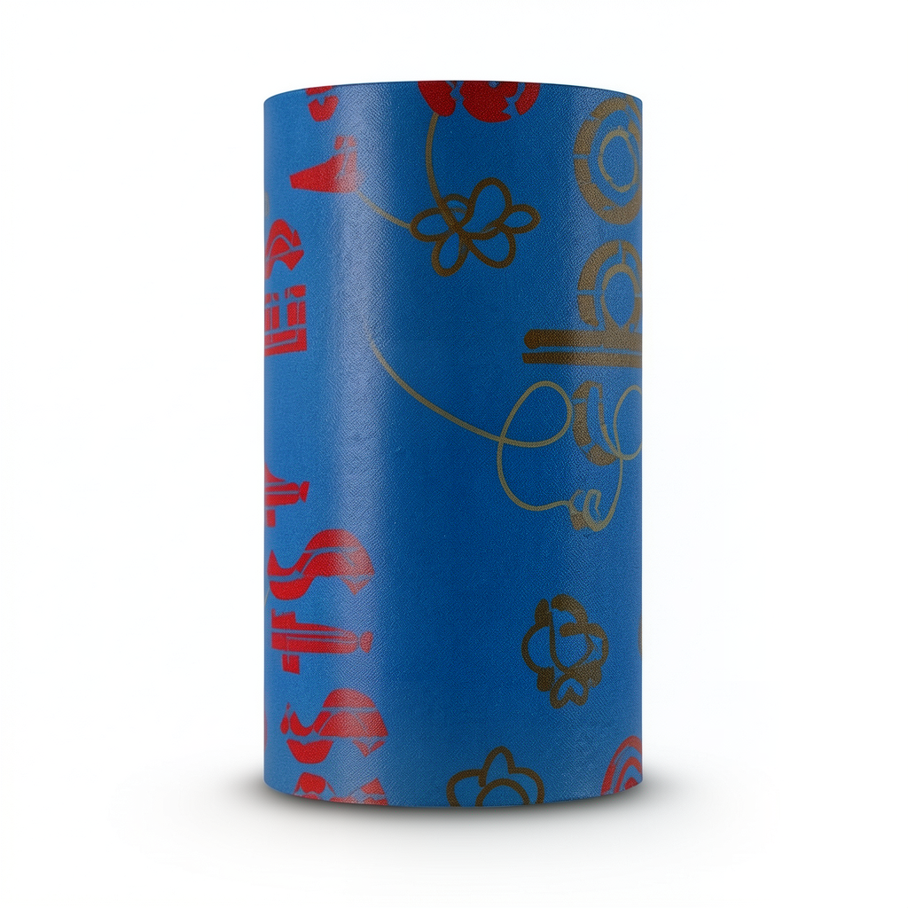 Youthful Wall Covering 10m x 53cm Blue with Red and Brown